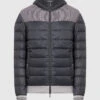 Peserico Blue Quilted Down Jacket