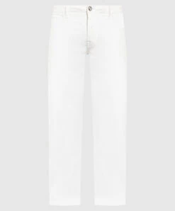 White Pants With Logo