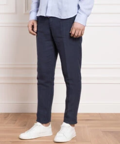 Peserico Blue Linen Pants -Summer Fashion Clothing d9af01a3 3b5c 43ca 803b fa284be3db47
