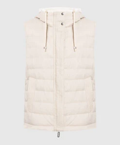 Cervos Beige Down Jacket