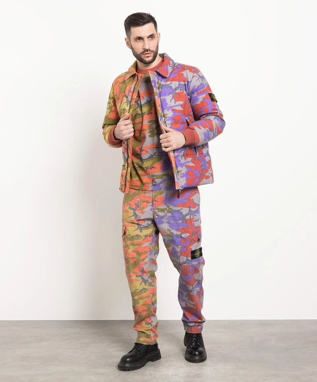 Stone Island Heritage Down Jacket In Camouflage Print 2 Stone Island Heritage Down Jacket In Camouflage Print - Image 2