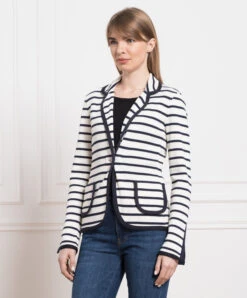 MAX & Co. White Striped Cardigan -Summer Fashion Clothing dbeb1e96 3109 4e4a 93d1 ace8337ed5e8