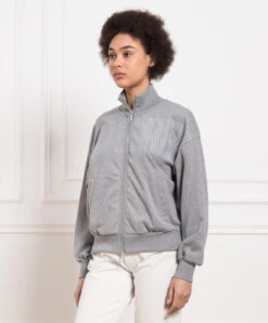 Rosetta Gray Sports Jacket With Logo Embroidery 7 Rosetta Gray Sports Jacket With Logo Embroidery -Summer Fashion Clothing dc041b76 8e33 41b8 b5db a1a8544fb7c3