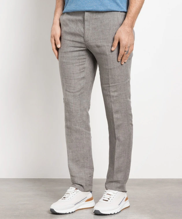 Gray Linen Pants 3 Gray Linen Pants - Image 3