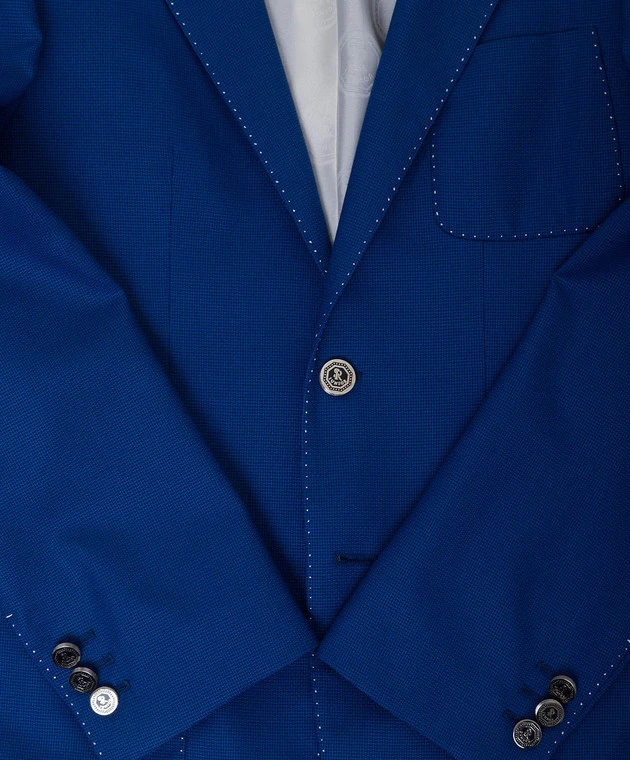 Children's Blue Wool Jacket 3 Children's Blue Wool Jacket - Image 3