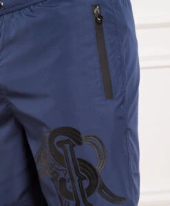 Blue Logo Print Swim Shorts -Summer Fashion Clothing df5feb41 118b 4ed9 96d8 a7d00afed33d