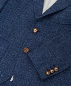 Children's Blue Wool And Cashmere Blazer -Summer Fashion Clothing e099130d 9e11 4807 b030 385074952400