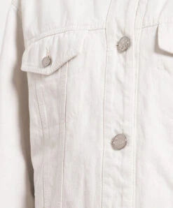 White Denim Down Jacket -Summer Fashion Clothing e09ee100 f4a6 48cd 9444 1023ca63bbb4