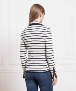 MAX & Co. White Striped Cardigan -Summer Fashion Clothing e0a08b67 998d 40f7 b869 65f0fe8d73d7