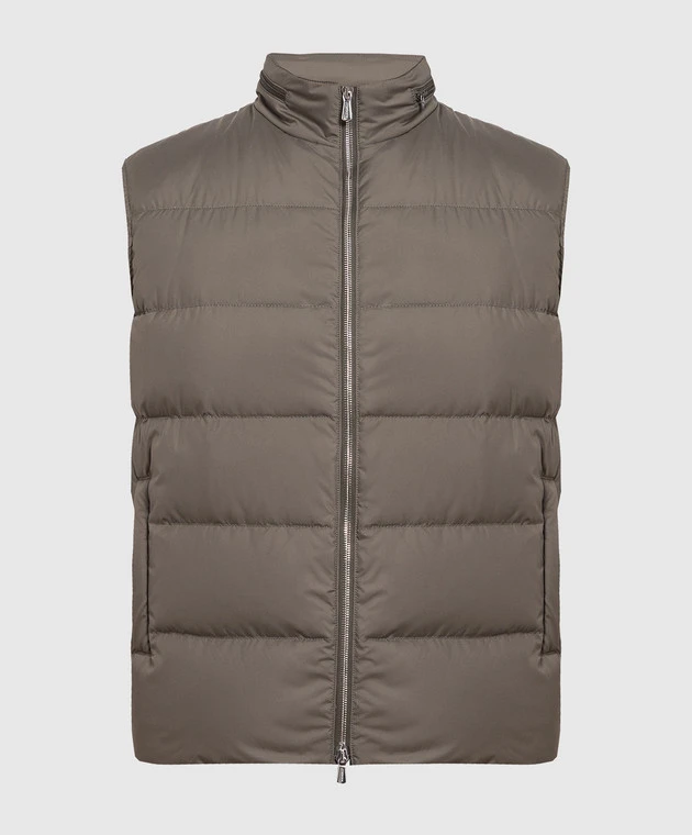 Khaki Down Vest 1 Khaki Down Vest