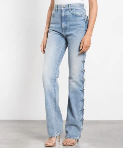 Blue Jeans With Metallic Decoration 7 Blue Jeans With Metallic Decoration -Summer Fashion Clothing e28f7972 c062 422f a907 254fa4184fa1