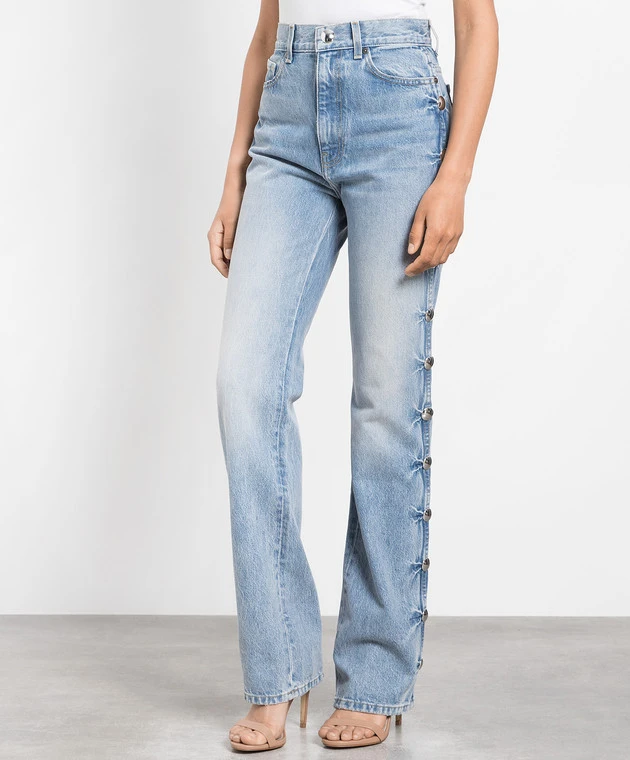 Blue Jeans With Metallic Decoration 3 Blue Jeans With Metallic Decoration - Image 3