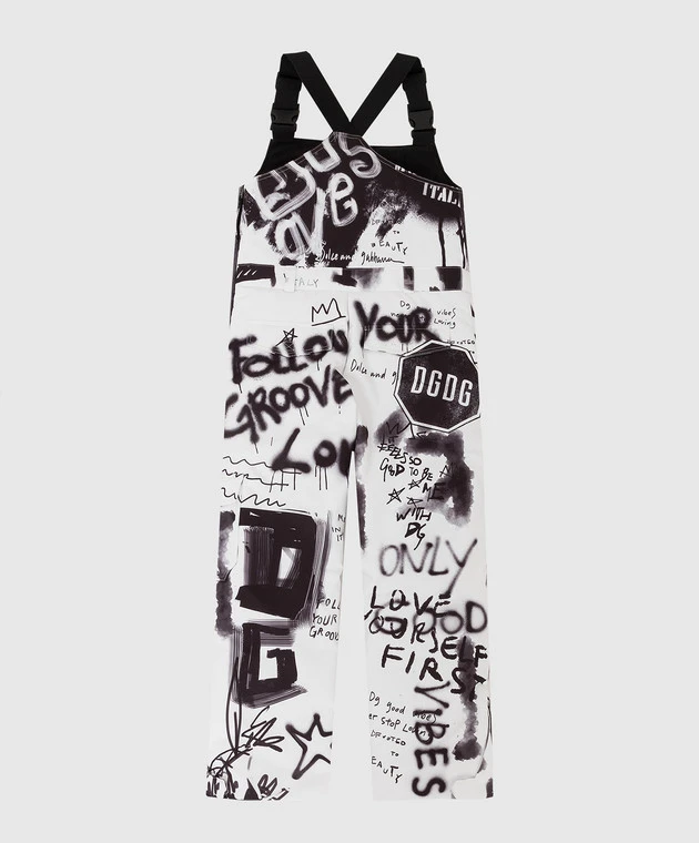 Dolce & Gabbana Baby Jumpsuit In 'Graffiti' Print 2 Dolce & Gabbana Baby Jumpsuit In 'Graffiti' Print - Image 2