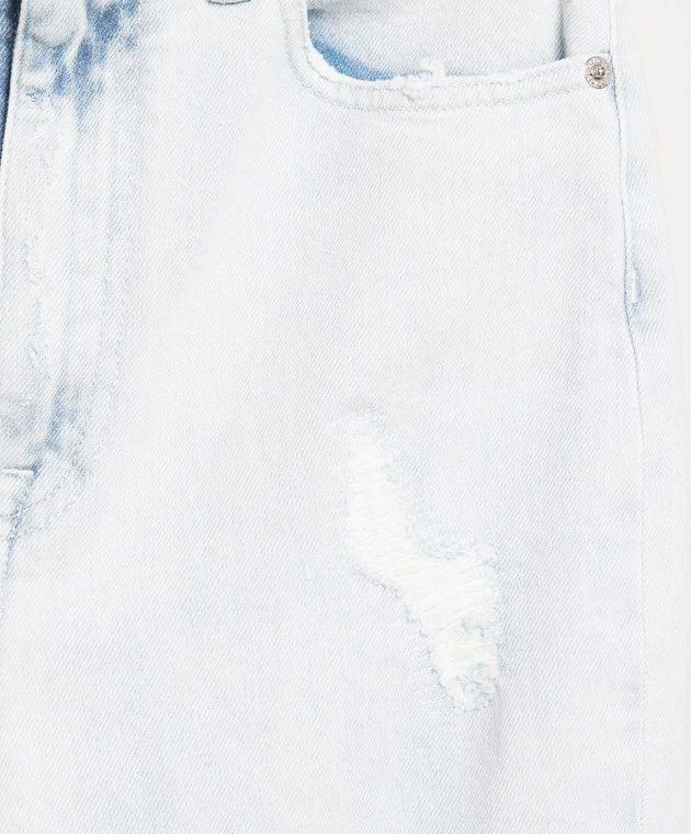 Dolce & Gabbana Blue Skinny Jeans With Slits 5 Dolce & Gabbana Blue Skinny Jeans With Slits - Image 5