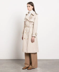 Bogart Beige Double-breasted Trench Coat -Summer Fashion Clothing e45b4cfa 36b3 4d0d aca0 d2cb790f54d2