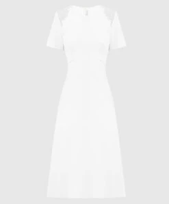 ERMANNO SCERVINO White Dress With Lace