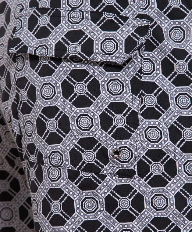 Gray Printed Swim Shorts 5 Gray Printed Swim Shorts - Image 5