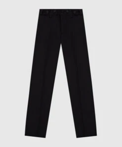 Children's Black Wool Trousers