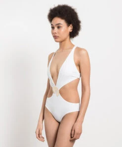 Jolanda White Swimsuit -Summer Fashion Clothing e86ee3d9 289e 4917 a621 af9c739cf283