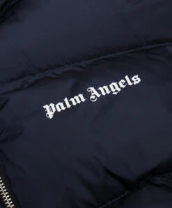 Palm Angels Children's Blue Jacket With Logo -Summer Fashion Clothing e87ad9a4 2a92 4dc5 a16c 13b8c7e6ddf9