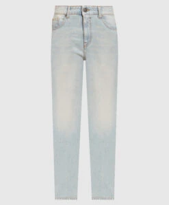 TWINSET Blue Slim Jeans With A Distressed Effect