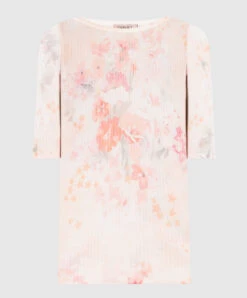 TWINSET Orange Blouse With Floral Print