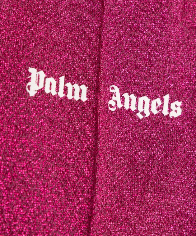 Palm Angels Children's Raspberry Joggers With Stripes 3 Palm Angels Children's Raspberry Joggers With Stripes - Image 3
