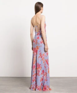 Isabelle Blue Dress In Floral Print -Summer Fashion Clothing eb296c4a 46e9 4ec8 acf7 f5f97ba05b22