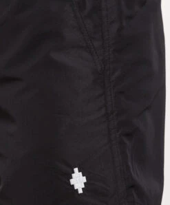 Black Swim Shorts With Logo Embroidery -Summer Fashion Clothing ebcfc568 42df 4f3b 953f 95e1133ce694