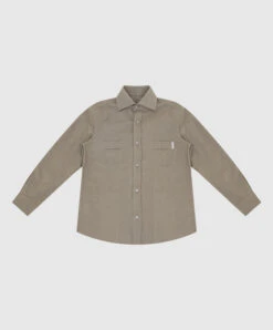 Children's Dark Beige Corduroy Shirt