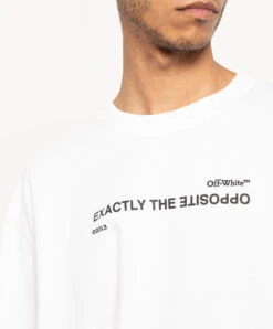 Off-White White T-shirt With Logo -Summer Fashion Clothing ec72fb74 ca3e 444b a288 8e782fee5f32