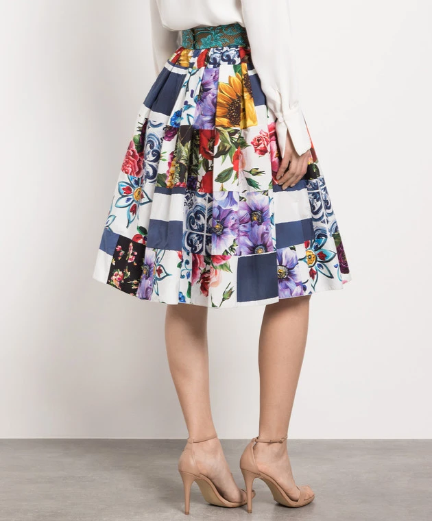 Dolce & Gabbana Skirt In Patchwork Technique 4 Dolce & Gabbana Skirt In Patchwork Technique - Image 4