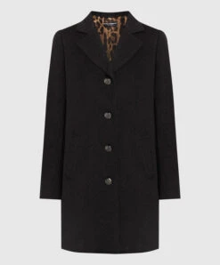 Dolce & Gabbana Gray Wool And Cashmere Coat