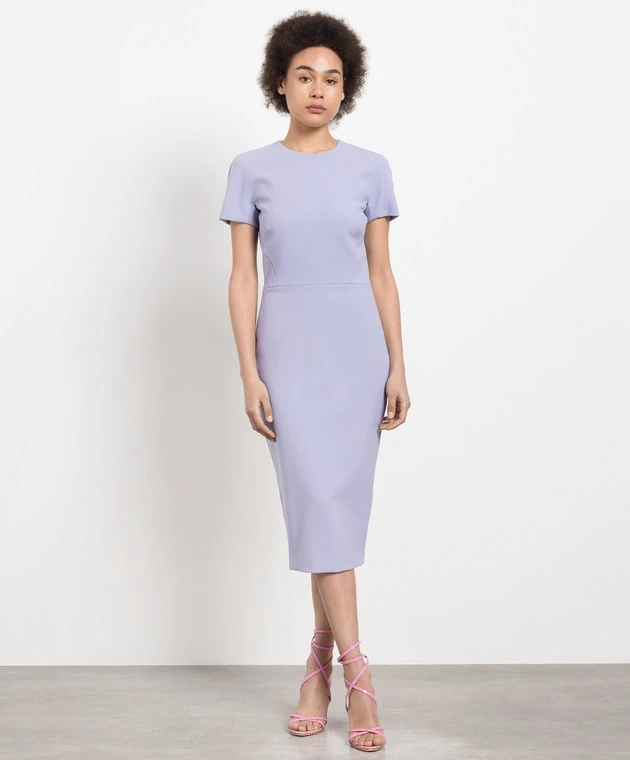 Victoria Beckham Purple Sheath Dress 2 Victoria Beckham Purple Sheath Dress - Image 2