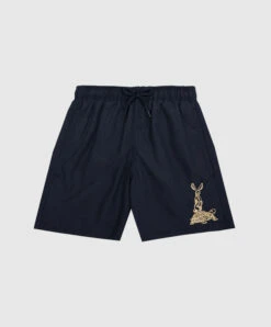 Vilebrequin Children's Blue Jim Swim Shorts With Embroidery