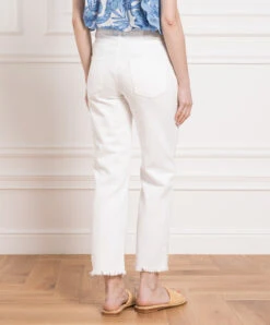 TWINSET White Jeans With Sangalo Embroidery -Summer Fashion Clothing ef9c3803 b54f 4b2c b45c 8f91a1278d18