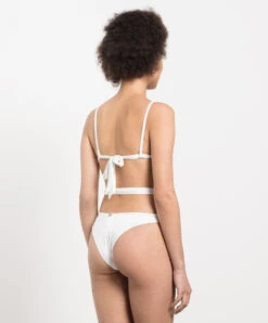 Max Mara White Swimsuit With Metal Logo -Summer Fashion Clothing f1052659 b93c 4f4b 8d3b 019cc8f5b22e