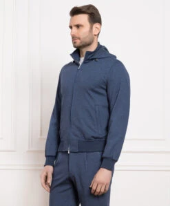 Blue Melange Sports Jacket -Summer Fashion Clothing f25d8869 261d 4b77 9728 b65b1ab4adb7