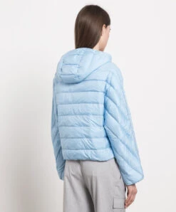 Peserico Blue Down Jacket With Monil Chain -Summer Fashion Clothing f419bb6e eb44 4c5a a44a 8664ea44c61b