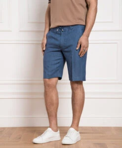 Blue Linen Shorts -Summer Fashion Clothing f485ea02 6301 4ae8 8863 46cbfd068331