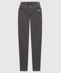 Off-White Gray Skinny Jeans