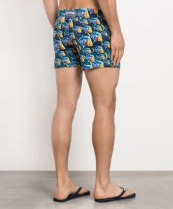 Vilebrequin Blue Manta Swim Shorts With Print -Summer Fashion Clothing f4ffbe9a de1a 438d 8a10 ad6eb7527cc6