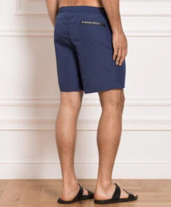 Blue Logo Print Swim Shorts -Summer Fashion Clothing f7bd939d 15ec 4229 a40e bceaa59364db