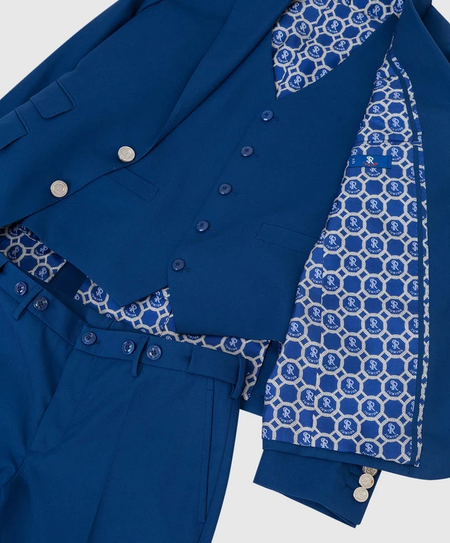 Children's Blue Wool Suit 3 Children's Blue Wool Suit - Image 3
