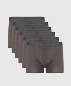 Set Of Gray Briefs With Logo