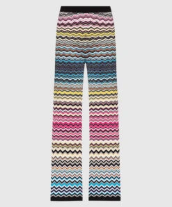 Missoni Pants With A High Fit In A Geometric Pattern
