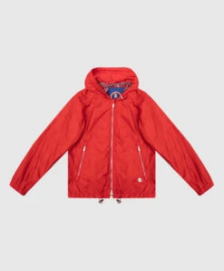 Children's Red Jacket In A Pattern
