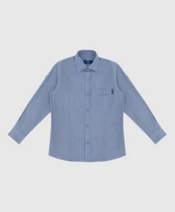Children's Dark Blue Melange Shirt
