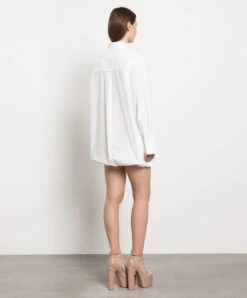 Valentino White Shirt Dress -Summer Fashion Clothing fc5e5617 3331 408f b563 6201212c3370