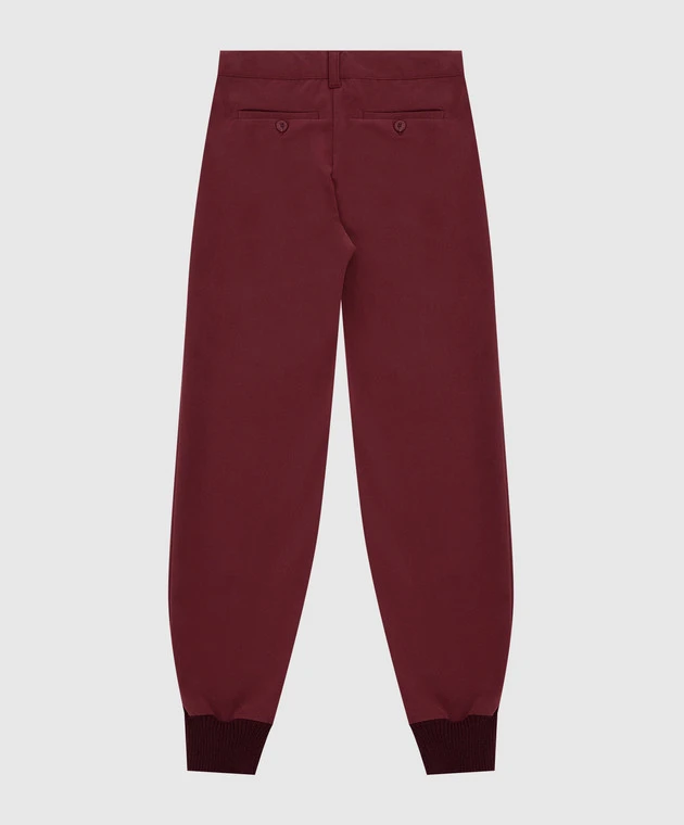 Children's Burgundy Joggers 2 Children's Burgundy Joggers - Image 2